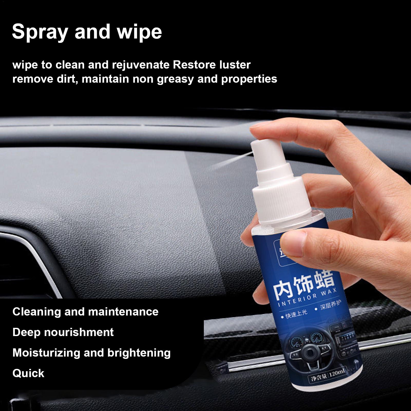 Leather Cleaner Interior - Detergente per auto 120ml Cera protettiva